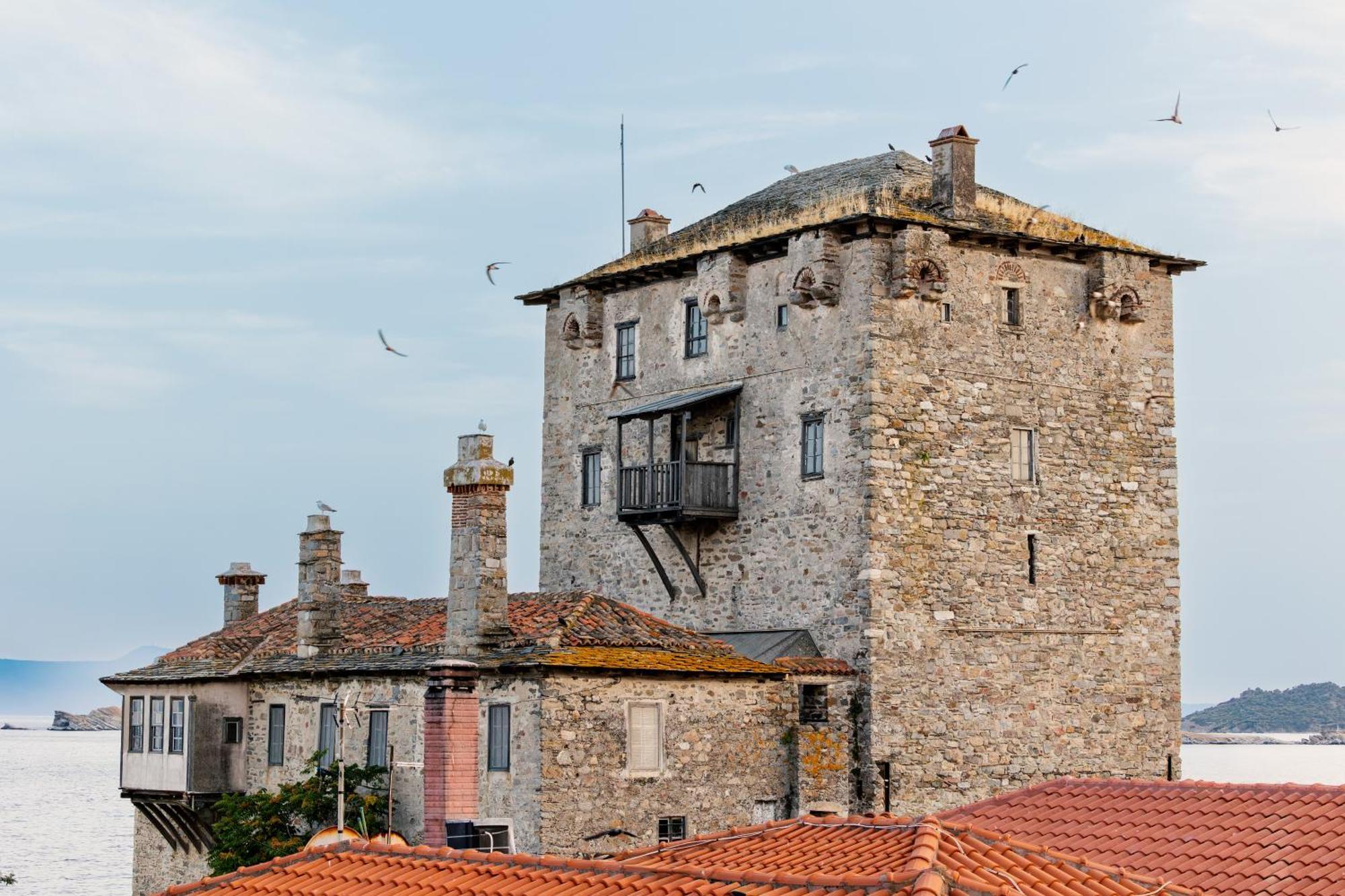 Athos Guest House Pansion Uranopoli Exteriér fotografie