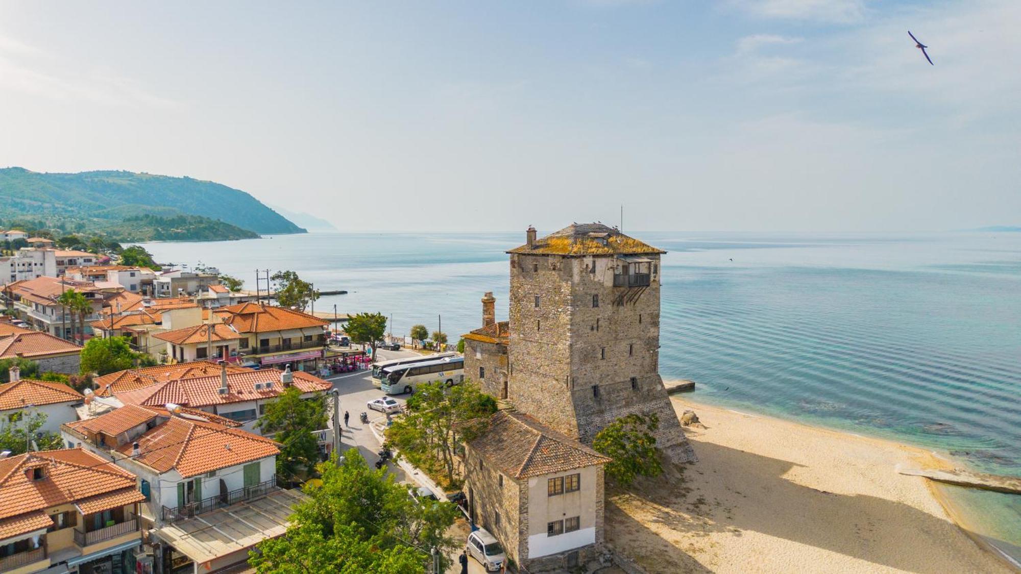 Athos Guest House Pansion Uranopoli Exteriér fotografie