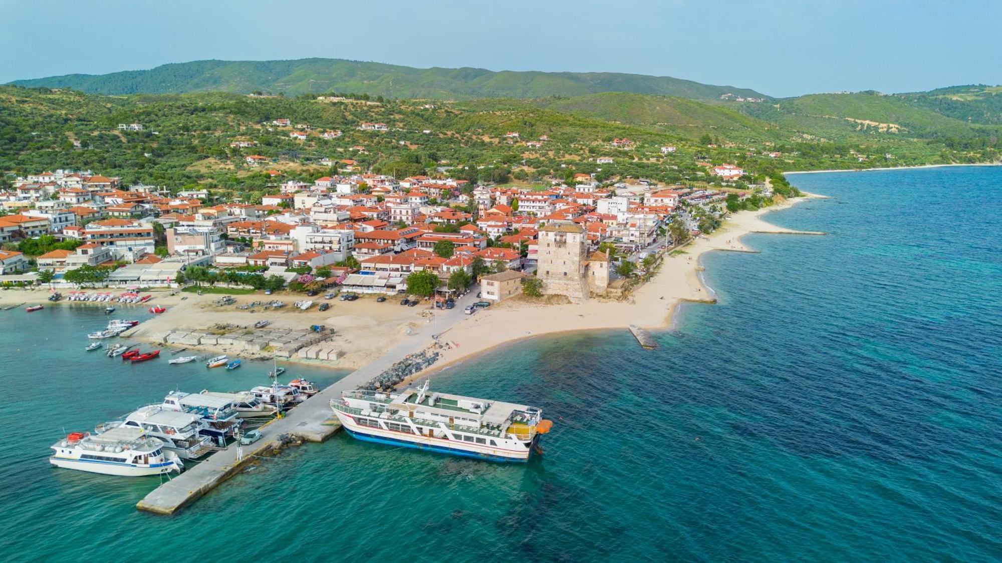 Athos Guest House Pansion Uranopoli Exteriér fotografie