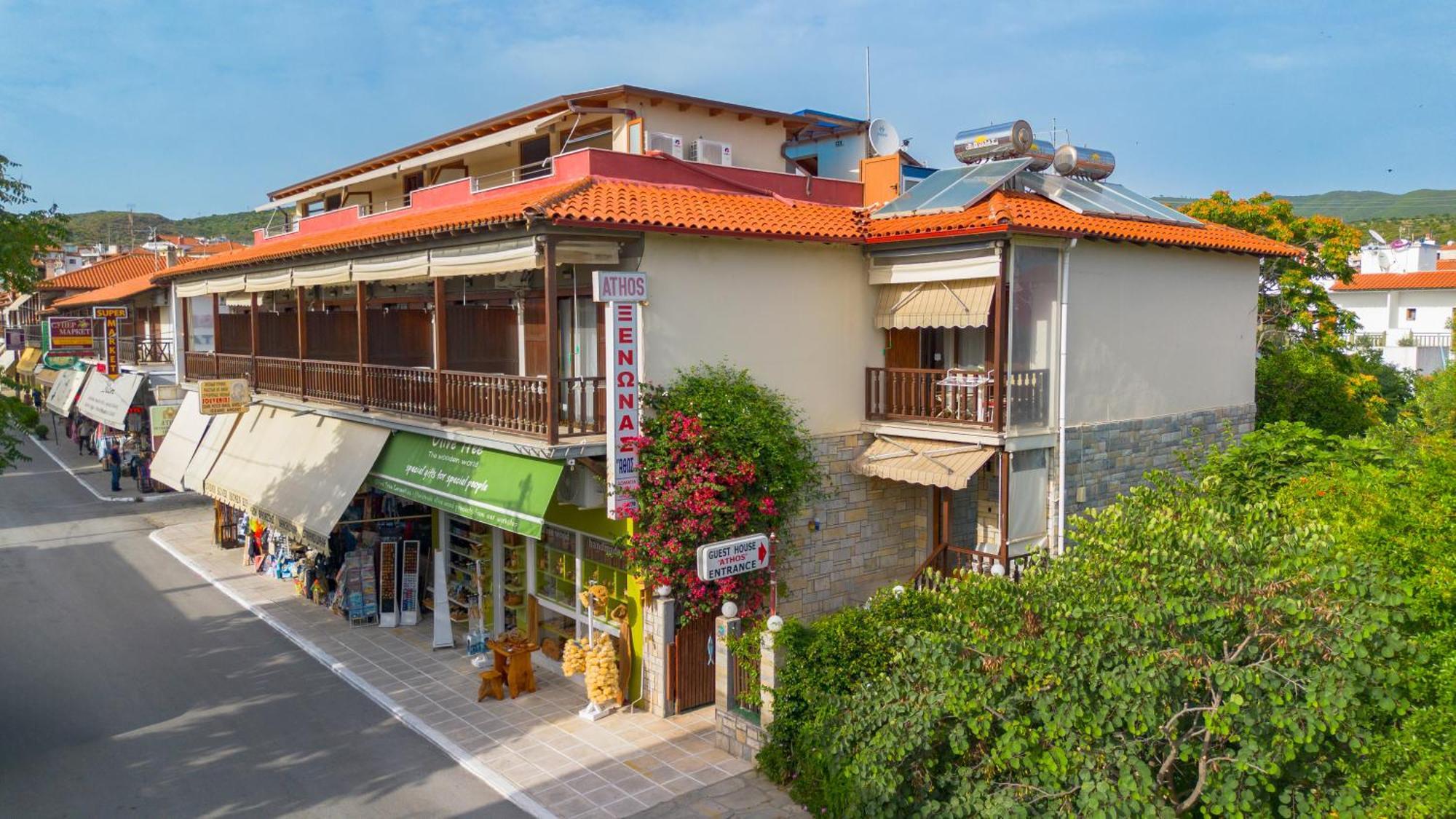 Athos Guest House Pansion Uranopoli Exteriér fotografie