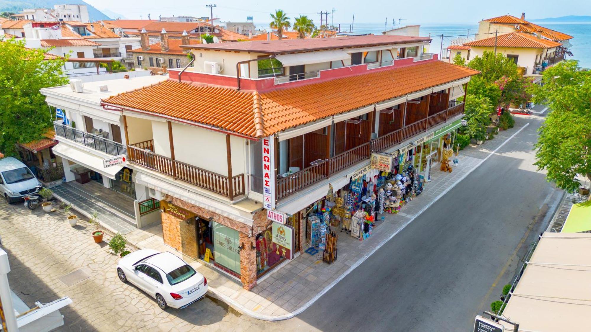 Athos Guest House Pansion Uranopoli Exteriér fotografie
