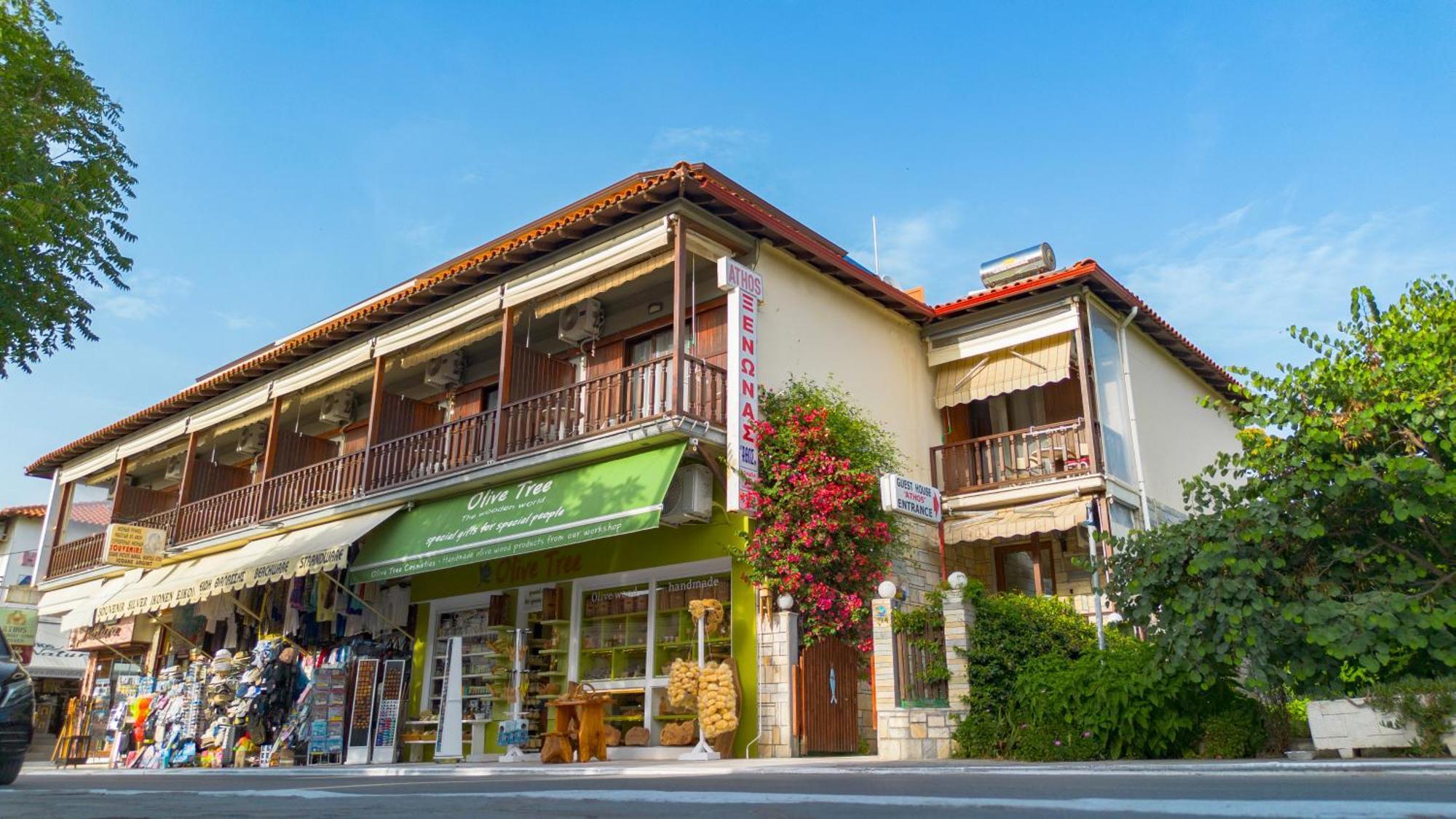 Athos Guest House Pansion Uranopoli Exteriér fotografie